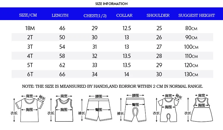 size information