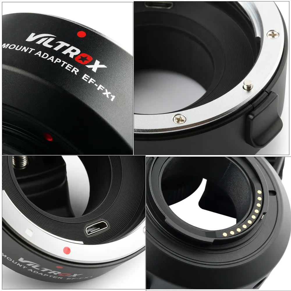 VILTROX EF FX1 адаптер для крепления объектива с автофокусом Canon EF/EF S объектив камеры Fuji