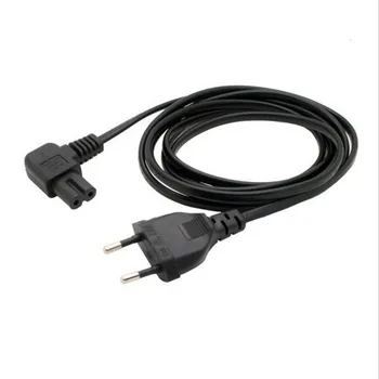 

New Right angled EU Euro AC power cord cable lead 1M/2M/3M/5M EU 2-prong to figure 8 C7 for TV,Printers,Cameras,PS4,PS3 etc.