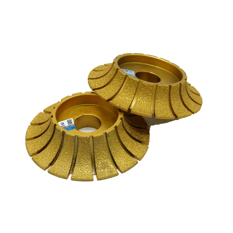 Beste RIJILEI 140mm * 30mm Solderen Diamant profilering wielen voor marmer en Graniet Haakse Slijper slijpschijf Marmer rand discs MX45