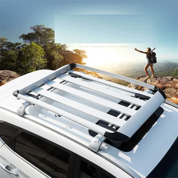 

Car Roof Luggage Frame Aluminum Roof Rack Universal Roof Frame Travel Frame Load Frame Load Over 70kg Roof Racks Luggage box
