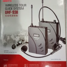 Высокое качество Takstar УВЧ-938/uhf938 Беспроводной гид Системы UHF частот Беспроводной MIC передатчик+ приемник+ Mic+ наушники