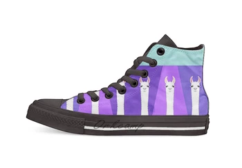 

LLAMA TRIO Casual High Top Canvas shoes sneakers For Drop shipping