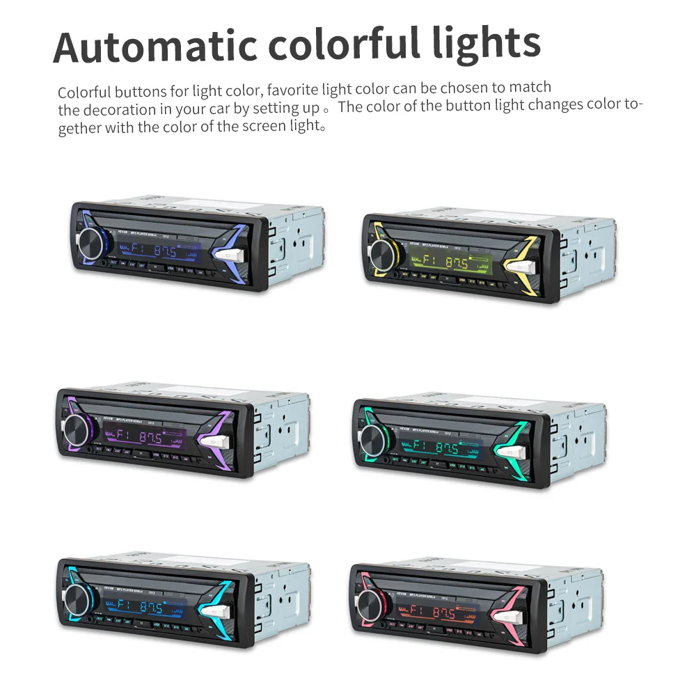 Car Radio Automobiles automagnitol 12V Bluetooth V2.0 SD USB MP3Car Audio Stereo In-dash 1 Din FM Aux Input Receiver Auto radio Car Radio Automobiles automagnitol 12V Bluetooth V2.0 SD USB MP3Car Audio Stereo In-dash 1 Din FM Aux Input Receiver Auto radio