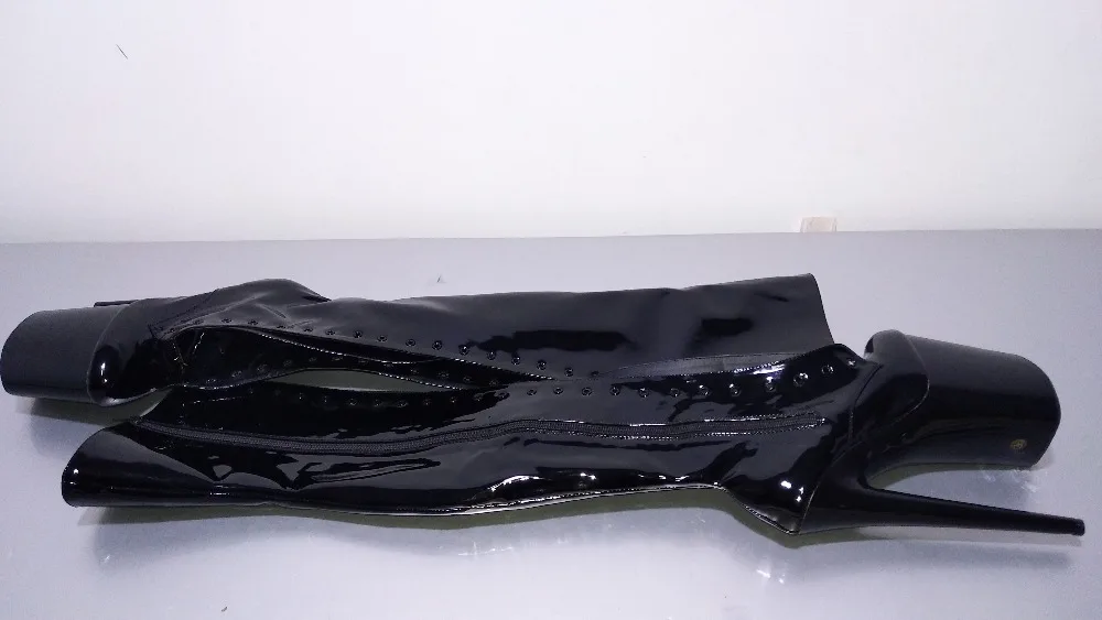 Banquet sexy 20 cm high heel over the knee boots, 8 inches sexy stage performance runway boots