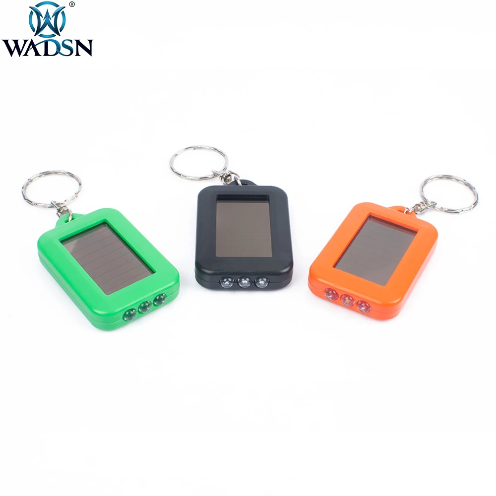 

WADSN 3 LED Mini Solar Energy LED Light Camping Hiking Lamp Solar charging led Flashlight Outdoor illuminate Tools