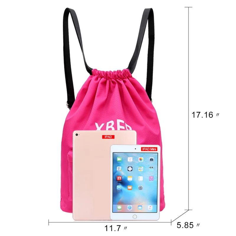 Водонепроницаемая сумка спортивный рюкзак со шнуровкой для подростков сухой влажный Кемпинг бассейн пляж тренажерный зал фитнес мужские женские детские сумки