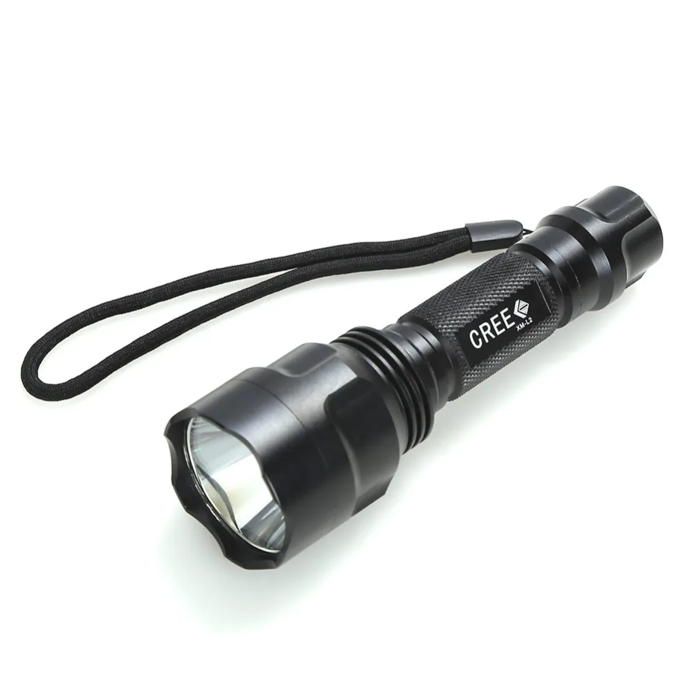 1 Set Tactical Flashlight led flashlight White/Green/Red CREE T6 led torch+battery+Charger+Pressure Switch Mount Hunting Rifle Gun Light Lamp