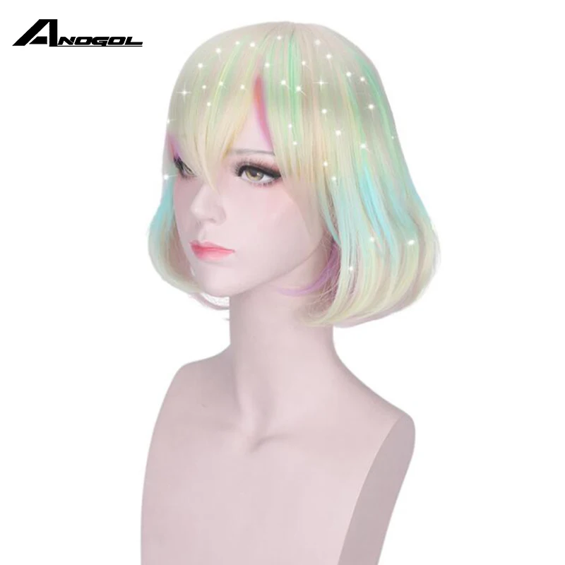 Anogol Land Of The Lustrous LHouseki no Kuni Diamond синтетические парики для косплея короткий боб