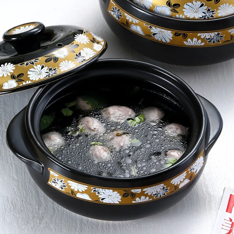 Форма для запекания блюдце теплостойкий кухня блюдце керамика суп, каша лапша, рис тушеного мяса керамический горячий горшок кастрюля для приготовления пищи