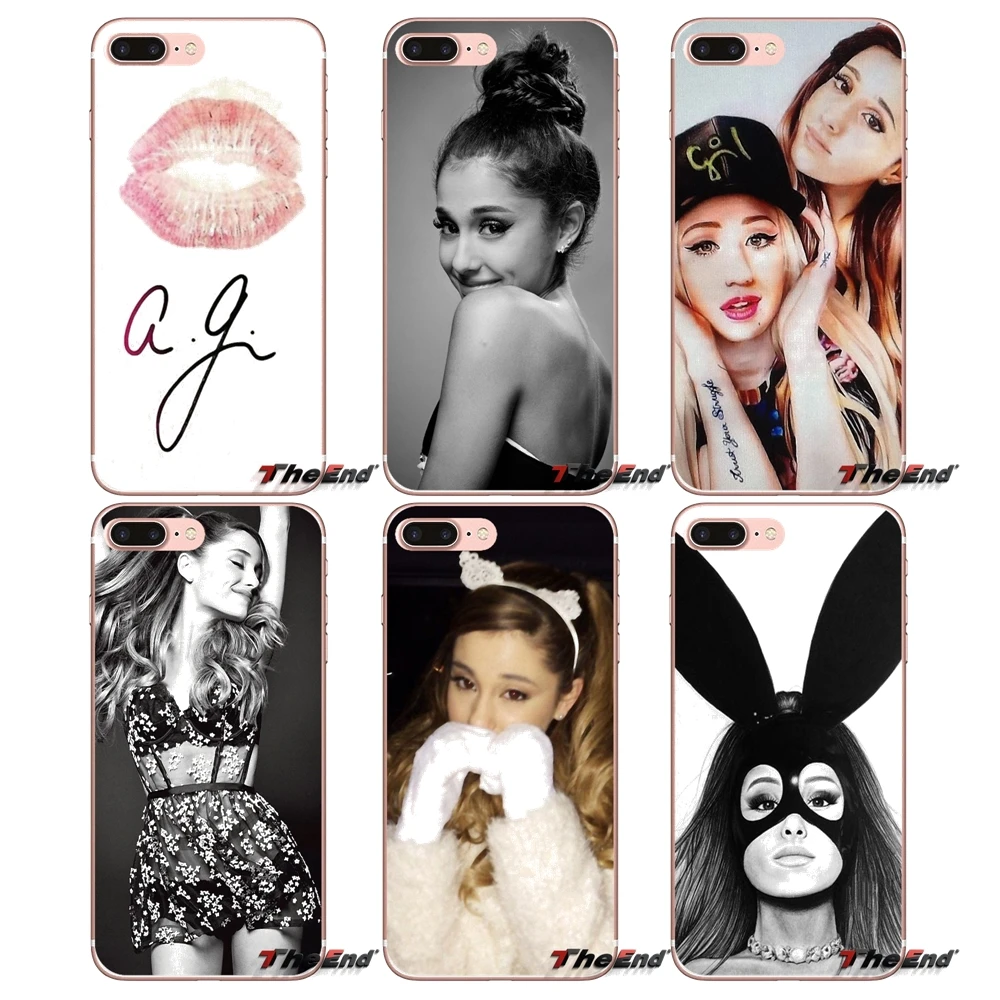 

For Samsung Galaxy S9 Plus Note 8 One Plus oneplus 5T Meizu M5s LG V30 HTC U11 Cat Ar Ariana Grande Soft Phone Case Cover