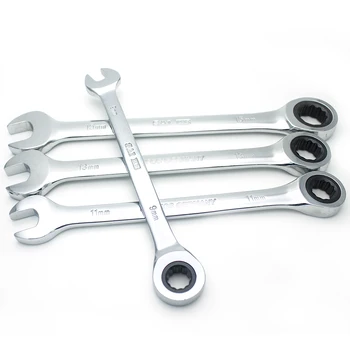 

9-15mm Ratchet Combination Wrench Set Hand Tools for Car Repair Metric Spanner Set