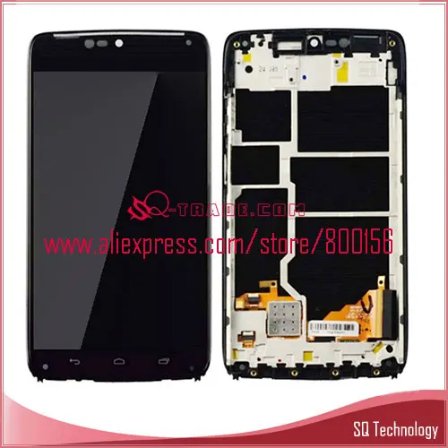 

For Motorola For MOTO Droid Turbo XT1254 XT1225 LCD Display Digitizer Touch Screen Assembly with Frame XT1254 Screen LCD Display
