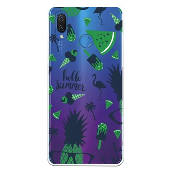 

Stand case costume drawing Hello Summer Blue WP007 for Huawei P Smart Plus