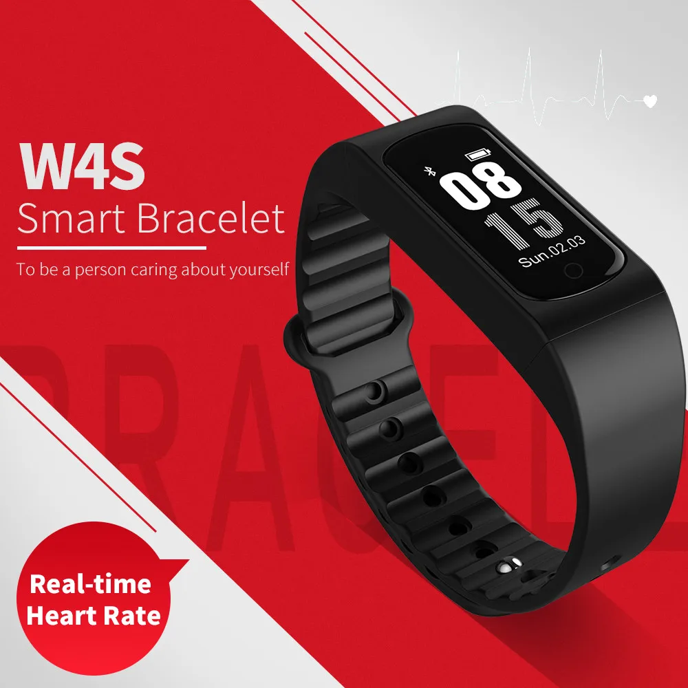 Fashion design Men WomenBluetooth Heart Rate Monitor Temperature Detection Monitor IP67 Waterproof Smart Wristband Band Watch