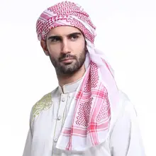 5 шт., модные мусульманские хиджабы, арабские шарфы для мужчин, арабские кеффиех, Исламская повязка на голову, шапка, шапка с принтом, мужской шарф, тюрбан, арабский головной убор