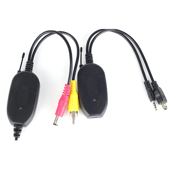 

Wireless AV Cable Video Transmitter Extension Cable for Rearview Camera to GPS Tablet 2.5MM AV In