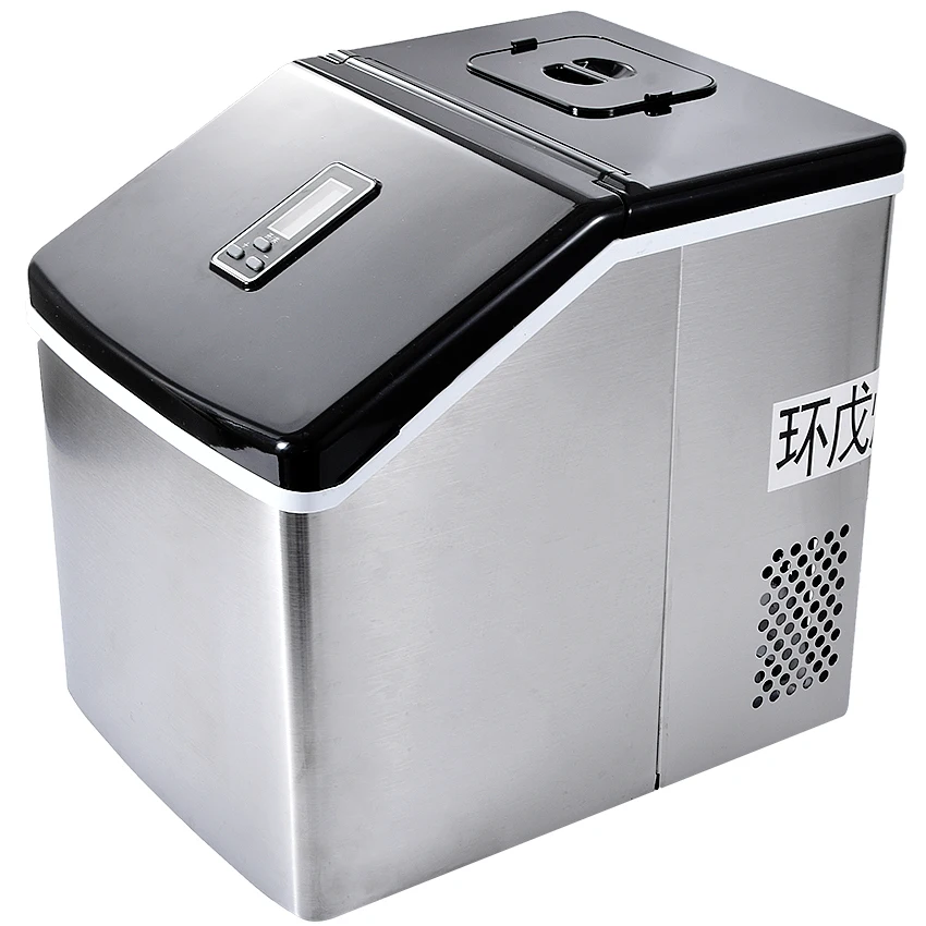 25 кг/24 h льда льдогенератор для торговых предприятий чай с молоком магазин дома Малый автомат для льда большая емкость HZB-20F/S 220 V/50 Гц