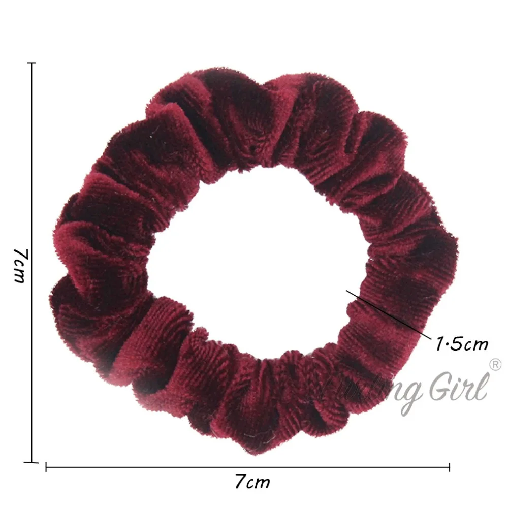 Elastic Hair Bands White Color 7cm Pack of 5
