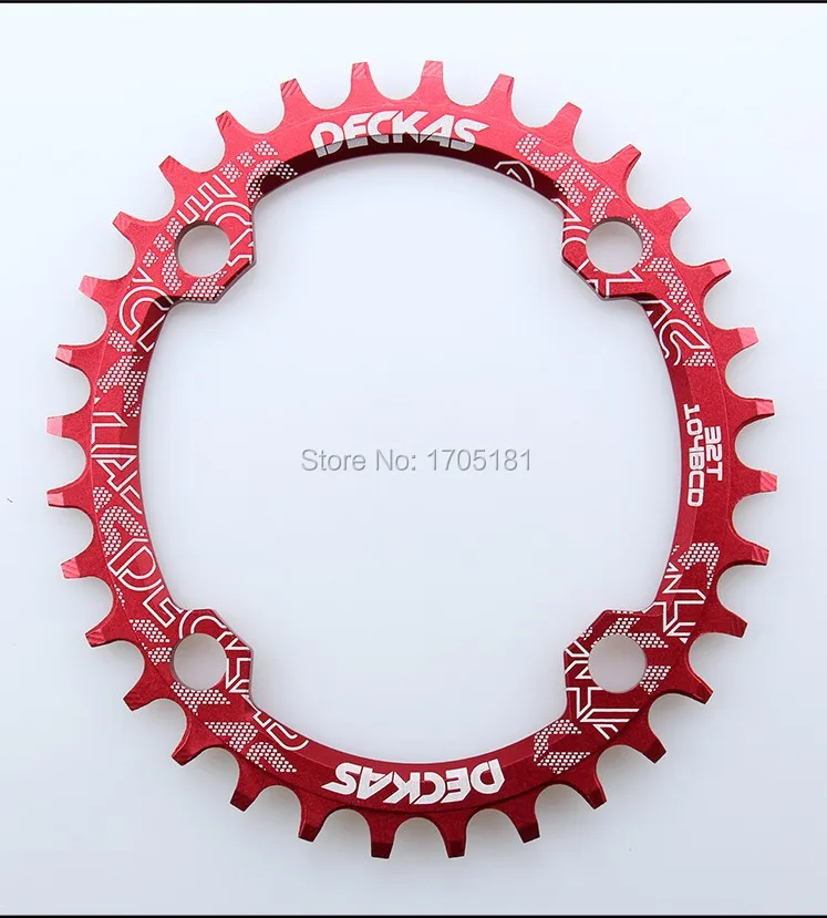 Круг BCD 104 мм 32T 34 36 38 для MTB велосипеда алюминиевый 7075 узкий широкий|chainring bcd|bcd