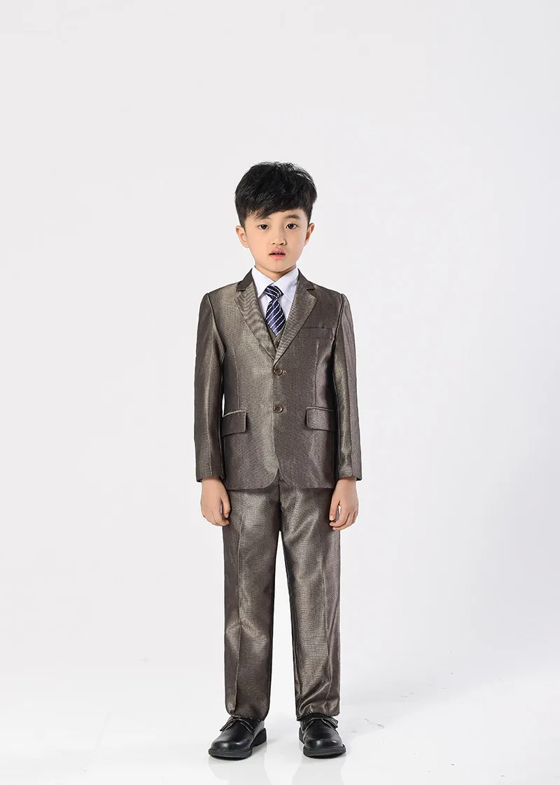Little Boys Suit Kids 3 pieces Wedding Suit Children Formal Set (jacket