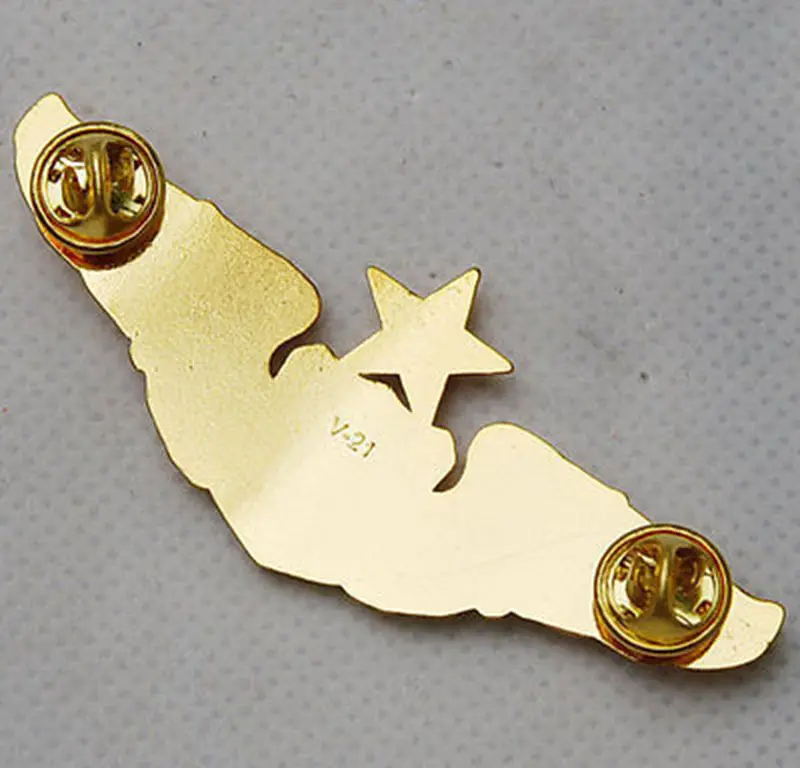 USAF U.S. Air Force Senior Pilot Metal Wing Badge Insignia -US203