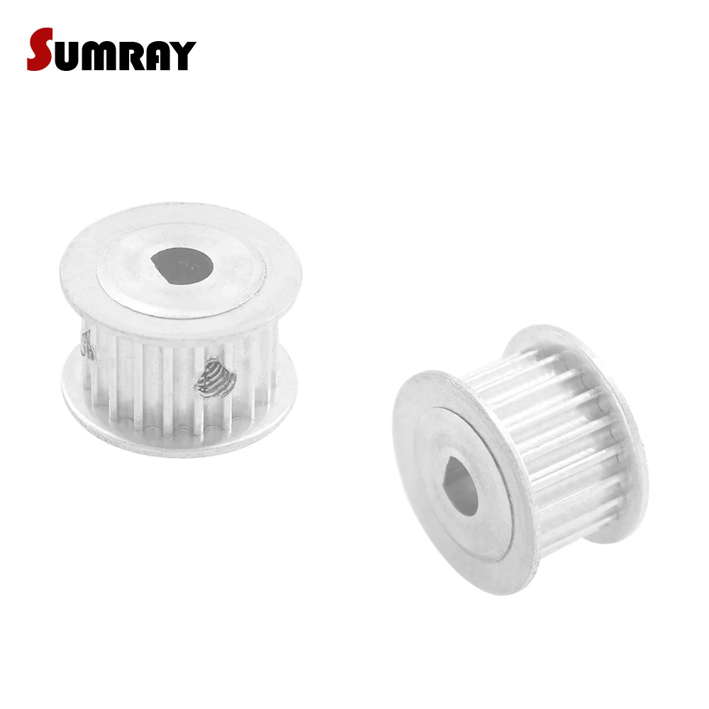 Puleggia Per Cinghia Dentata 2 Pezzi Mxl 20T 5*4.5/6*5Mm Foro Interno 7/11Mm Larghezza Cinghia Puleggia Di Trasmissione Tipo D Per Macchina Per Incide