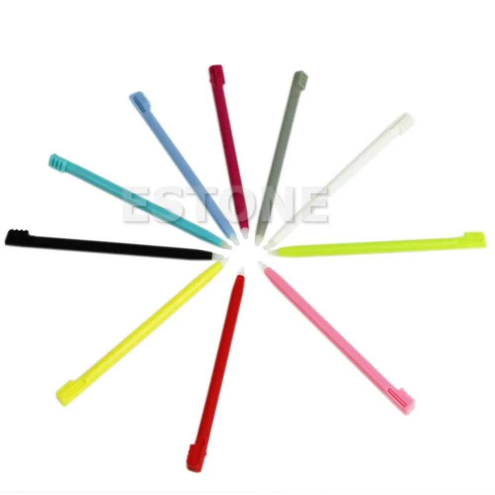 

New 10x Colorful Stylus Pen For Nintendo DSi NDSi Game Plastic 2018 High Quality Stylus Pen Random Color