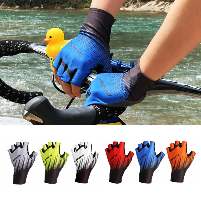 1Pair Half /Full Finger Cycling Gloves With 1Pair Cycling Socks Men Women Sports Bike Gloves Racing Bicycle Set