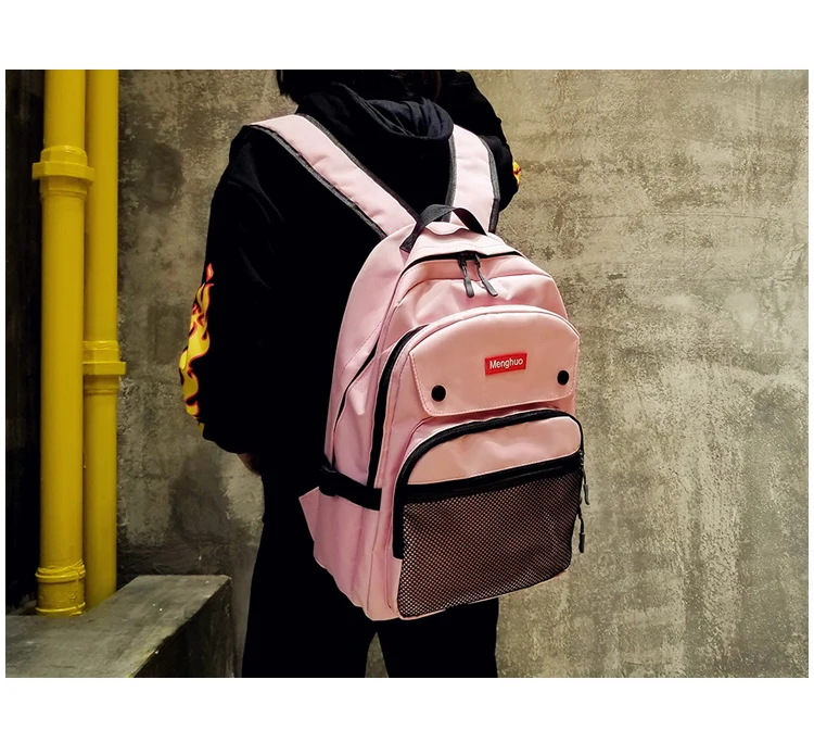 2017 Women Backpacks For Teenage Girls Youth Trend Schoolbag Student Bag Menghuo BRAND Nylon Waterproof Laptop Backpack Mochilas (29)