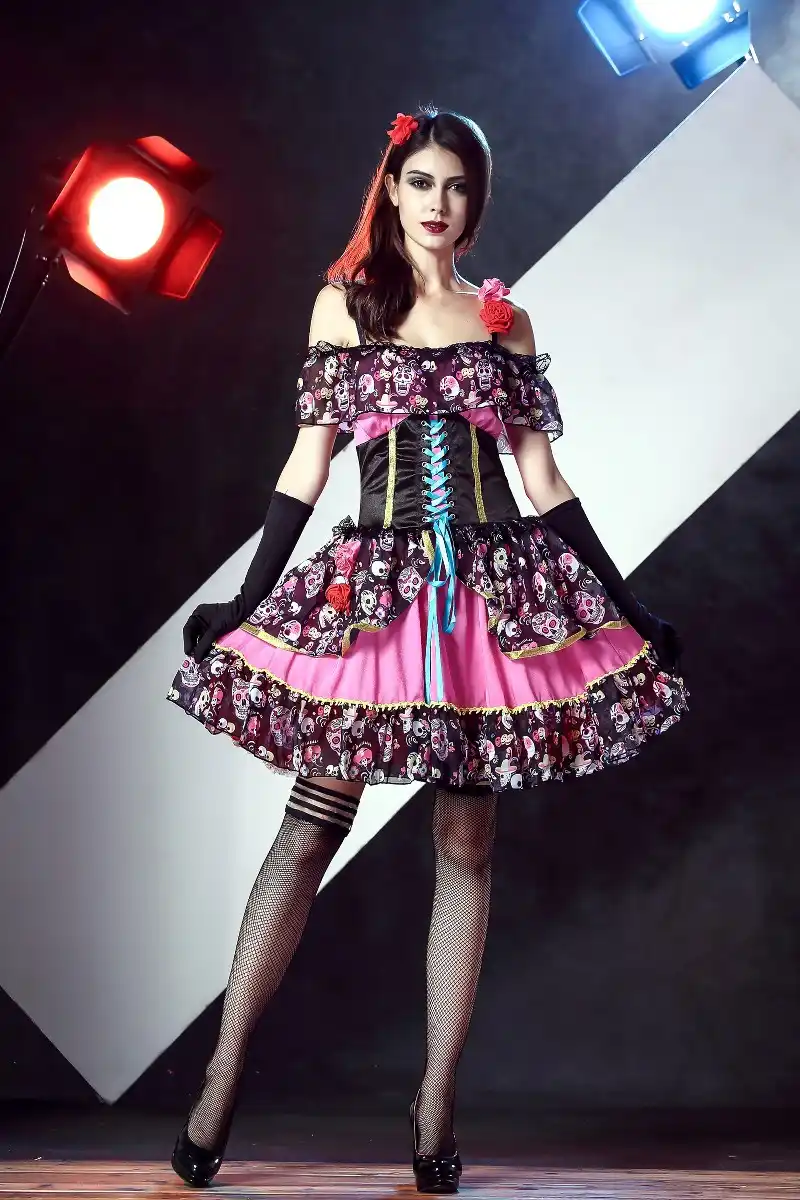 day of the dead senorita costume