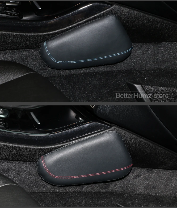 BETTERHUMZ подкладке кожа ног подушки наколенники бедра Поддержка Автомобиль Стайлинг для Audi A4 A3 A5 A6 Q3 Q5 Q7 TT A1 RS аксессуары