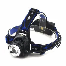 СВЕТОДИОДНЫЙ световой фонарь головная лампа Алюминий 5000lm T6 увеличения фонарик настраиваемый налобный фонарь 18650 Батарея передний свет