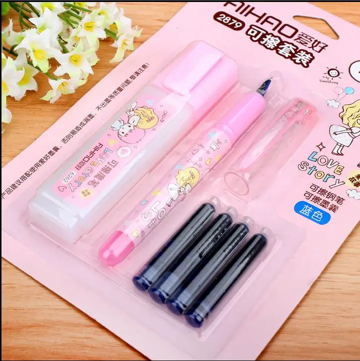 2015 New Arrival Fountain Pen Sweet Korean Design Set Two Functions