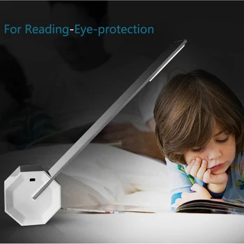 

Touch Dimming Rechargeable LED Office Table Desk Lamp Creative Balance Bedside Reading Light for Study Engineer Architect