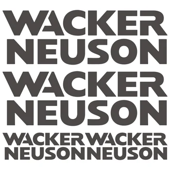 

For WACKER NEUSON aufkleber sticker ruttelplatte vibratory plates 4 Sticker Car Styling