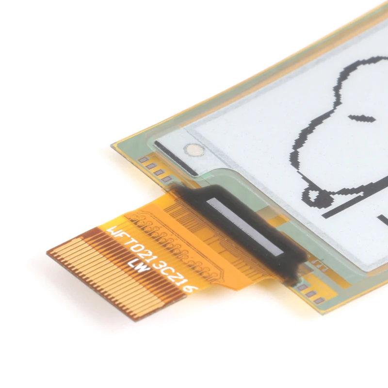 Waveshare 2.13 Inch Flexible E-Ink Screen Display Module e-Paper Panel Black White SPI Interface 212104 DIY for Raspberry Pi (12)