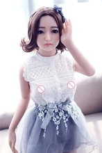 Japanese love dolls 140cm real silicone sex dolls 2016 new style new face big breast doll for man