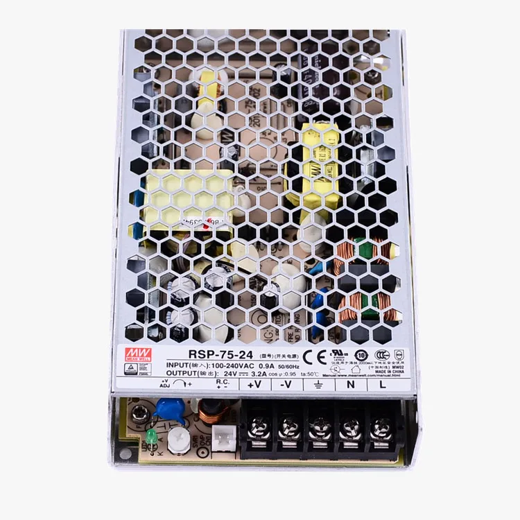 

Meanwell RSP-75 DC 12V 24V 48V input 75W Single Output led dimming driver Switching Power Supply