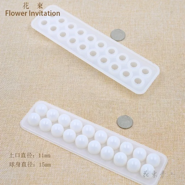 Форма сферическая плоская для ювелирных изделий сделай сам|silicone bracelet mold|bracelet