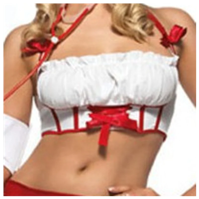 Женское сексуальное нижнее белье медсестры косплей Babydoll эротическое