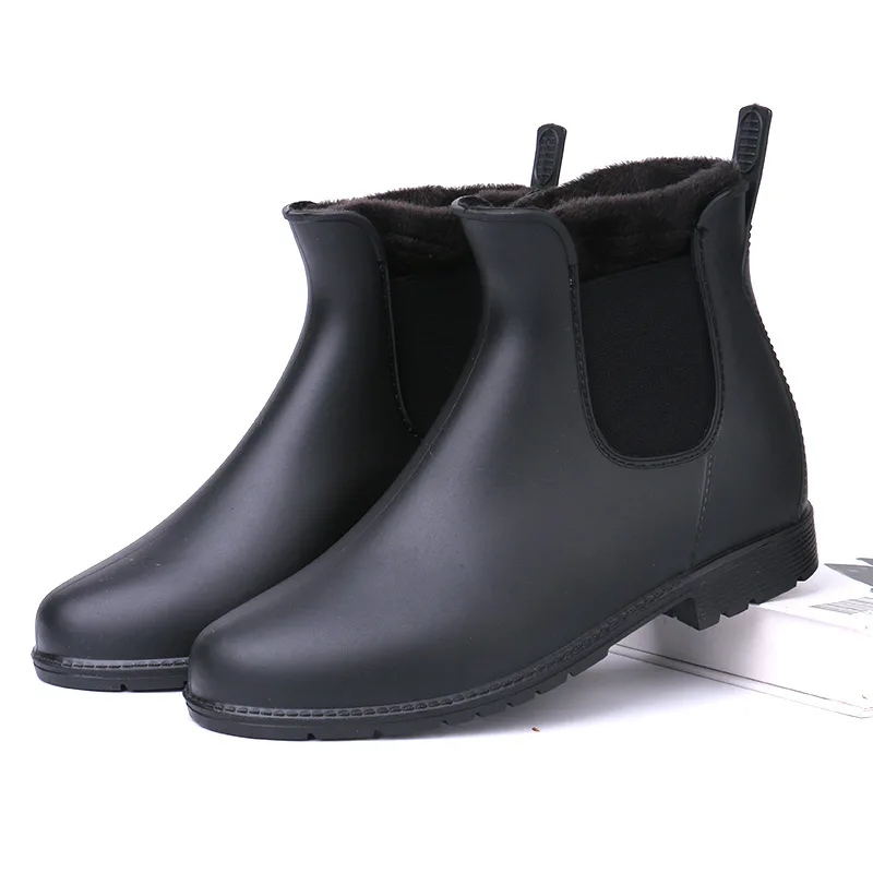 Aleafalling/весенне-зимние ботинки; фирменный дизайн; однотонные непромокаемые сапоги; эластичная обувь; Женская однотонная резиновая водонепроницаемая обувь; Chundong609