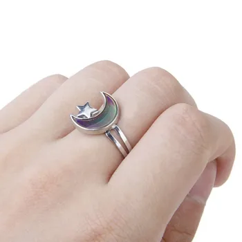 

Adjustable ring Women Men Emotion Feeling Changing Color Mood Temperature Couple Ring Jewelry
