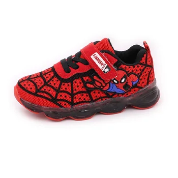 

NEW spiderman shoes Kids Boys Sports Sneakers Children Glowing Kids Shoe led schoenen lighted schoenen met lichtjes boys shoes