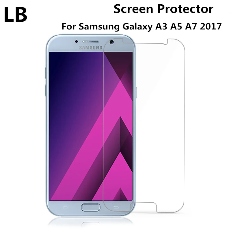 9 H закаленное Стекло Экран протектор для Samsung Galaxy A3 A5 A7 2017 Анти Shatter A320 A520 A720