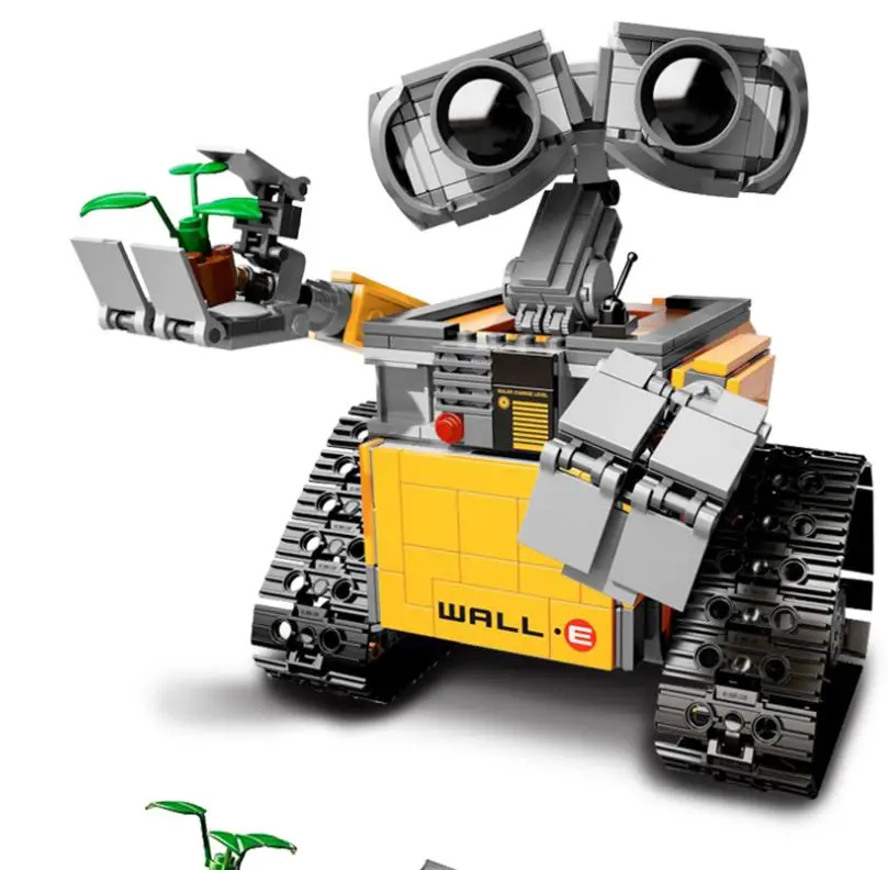 Робот WALLE 21303 16003 игрушки Модель Строительный набор самоблокирующиеся кирпичи блоки DIY детские развивающие подарки на день рождения