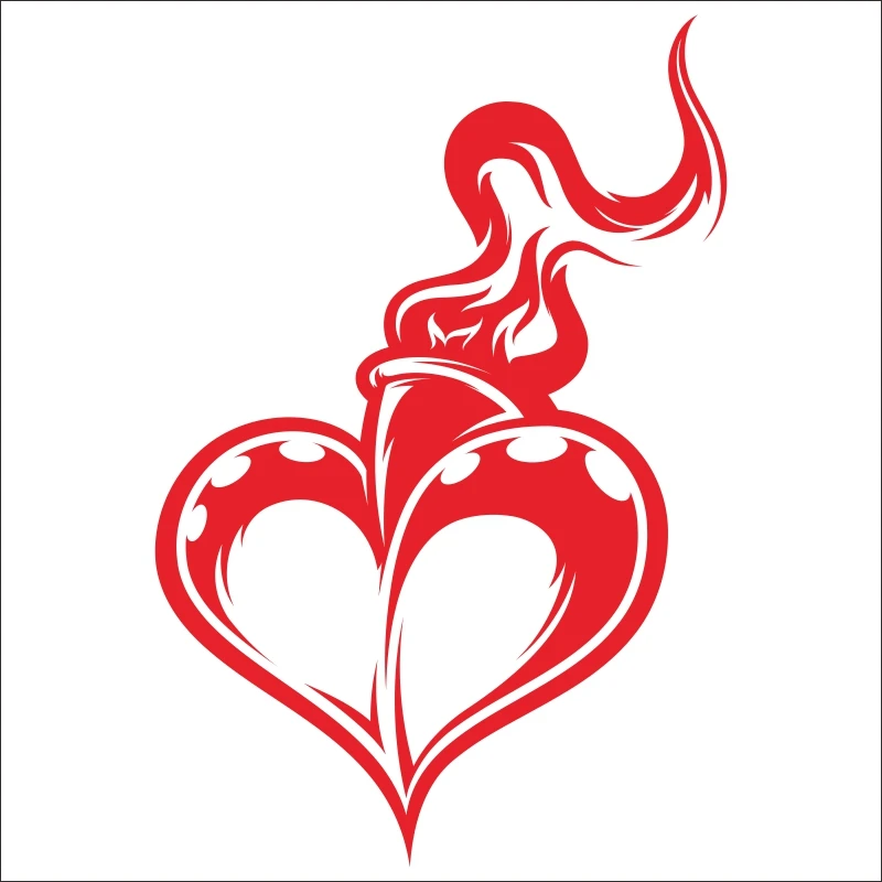 CHM Love Heart Sign логотип Девиз Цитата символ стены переводка художественный стикер
