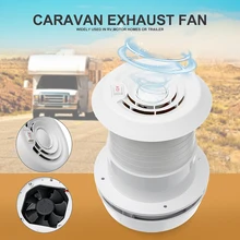 WARMTOO 1Pcs 12V RV Energy-saving Motorhome Roof Vent Ventilation Cooling Exhaust Fan Noiseless For Homes Trailer Travel Motor