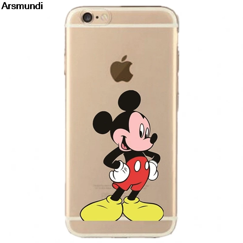 Arsmundi Silicone Case for Mickey Mouse Phone Cases for iPhone 4S 5C 5S