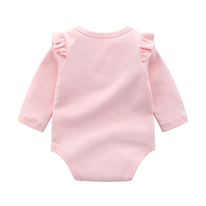 spring autumn infant toddler 100%cotton casual newborn girl rompers baby clothes clothing wholesale